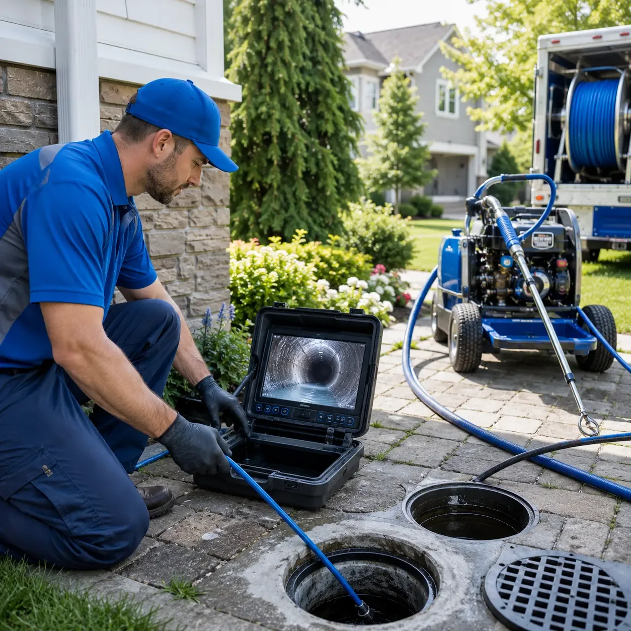 Outdoor drain cleaning professionals serving Leaf River, IL