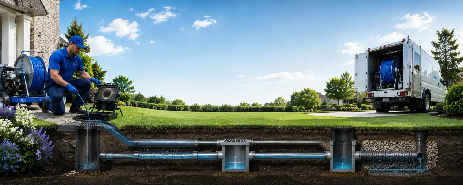 Outdoor drain cleaning information for Leaf River, IL